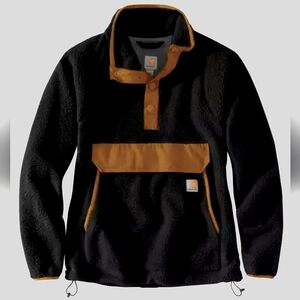 Carhartt Women's Relaxed Fit Fleece Black ,Brown Small NWT